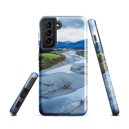 'Waiohine' Samsung Galaxy S21 tough phone case - protective glossy case NZ Australia
