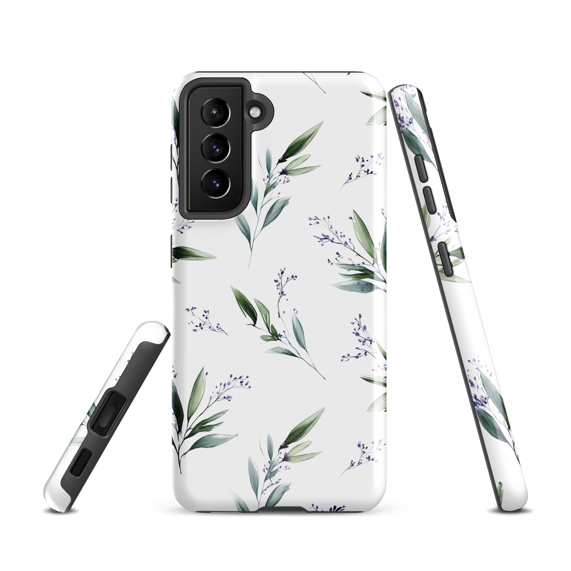 Botanical sprigs phone case | Minimal botanical design NZ