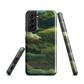 Verdant layers phone case | Abstract green design NZ