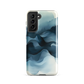 A calming abstract landscape phone case inspired by quiet valleys and soft blue tones.