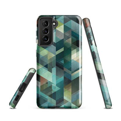 'Still Depths' Samsung Galaxy S21 tough phone case - protective glossy case NZ Australia