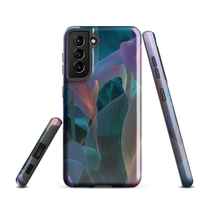 'Ethereal Blades' Samsung Galaxy S21 tough phone case - protective glossy case NZ Australia