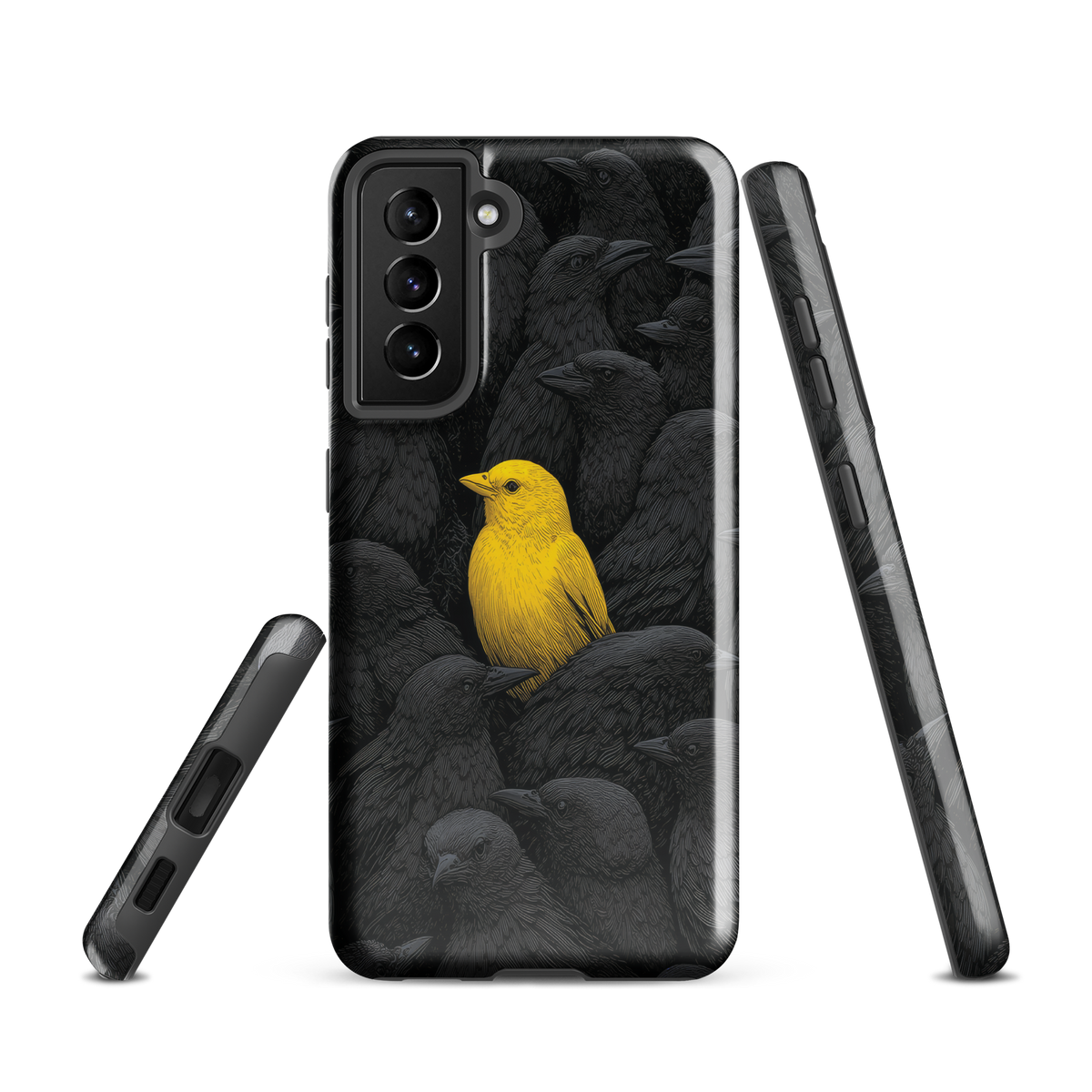 'Stand Out' Samsung Galaxy S21 tough phone case - protective glossy case NZ Australia