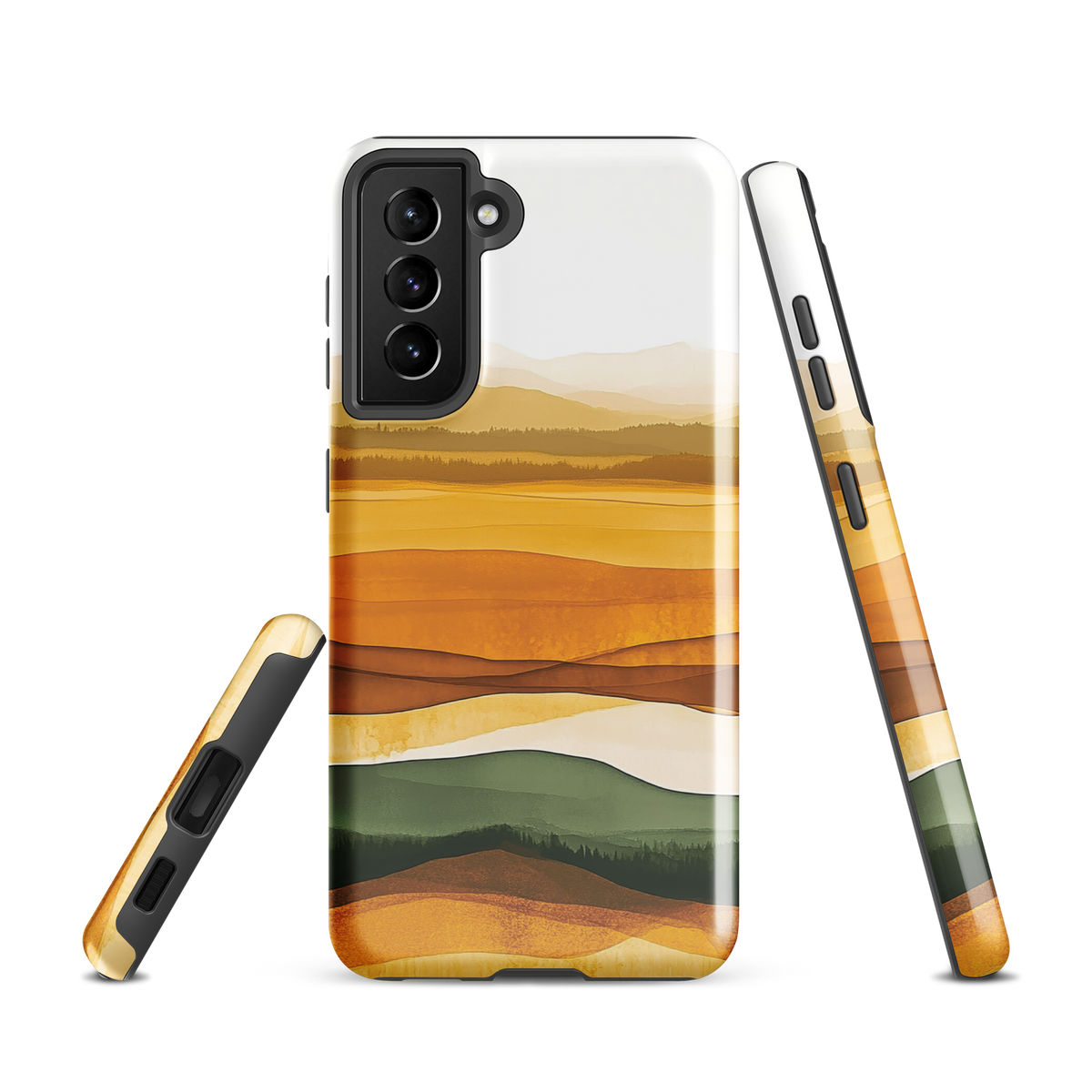 'Autumn' Samsung Galaxy S21 tough phone case - protective glossy case NZ Australia