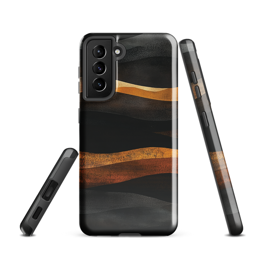 'Flow' Samsung Galaxy S21 tough phone case - protective glossy case NZ Australia