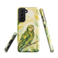 'Kākāpō' Samsung Galaxy S21 tough case - protective glossy case NZ Australia