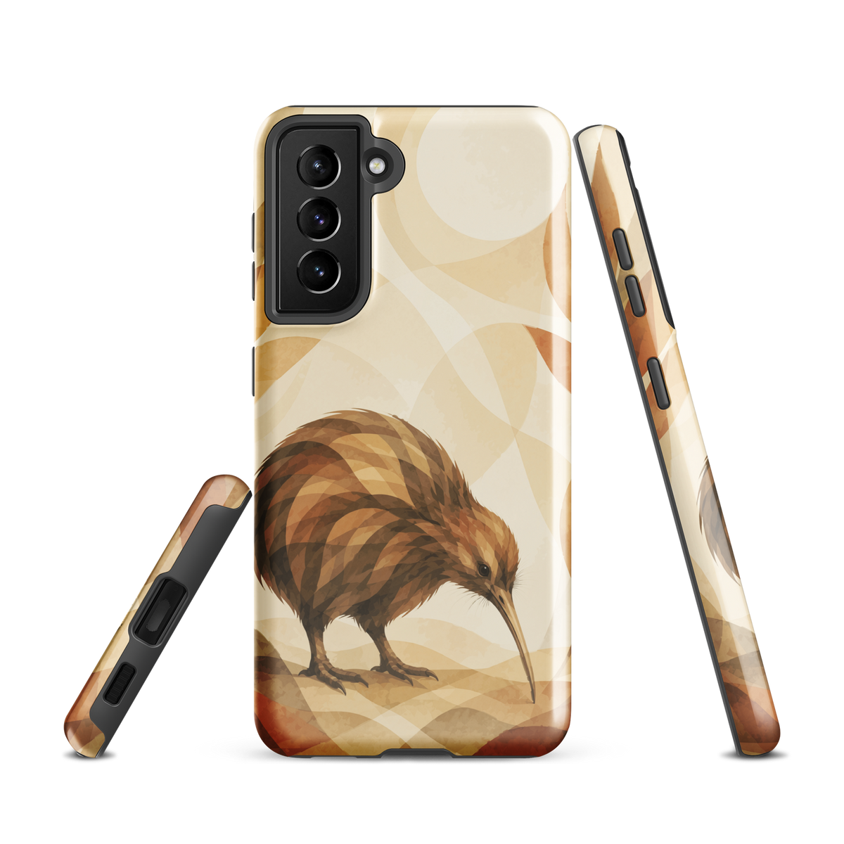 'Kiwi' Samsung Galaxy S21 tough case - protective glossy case NZ Australia