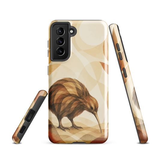 'Kiwi' Samsung Galaxy S21 tough case - protective glossy case NZ Australia