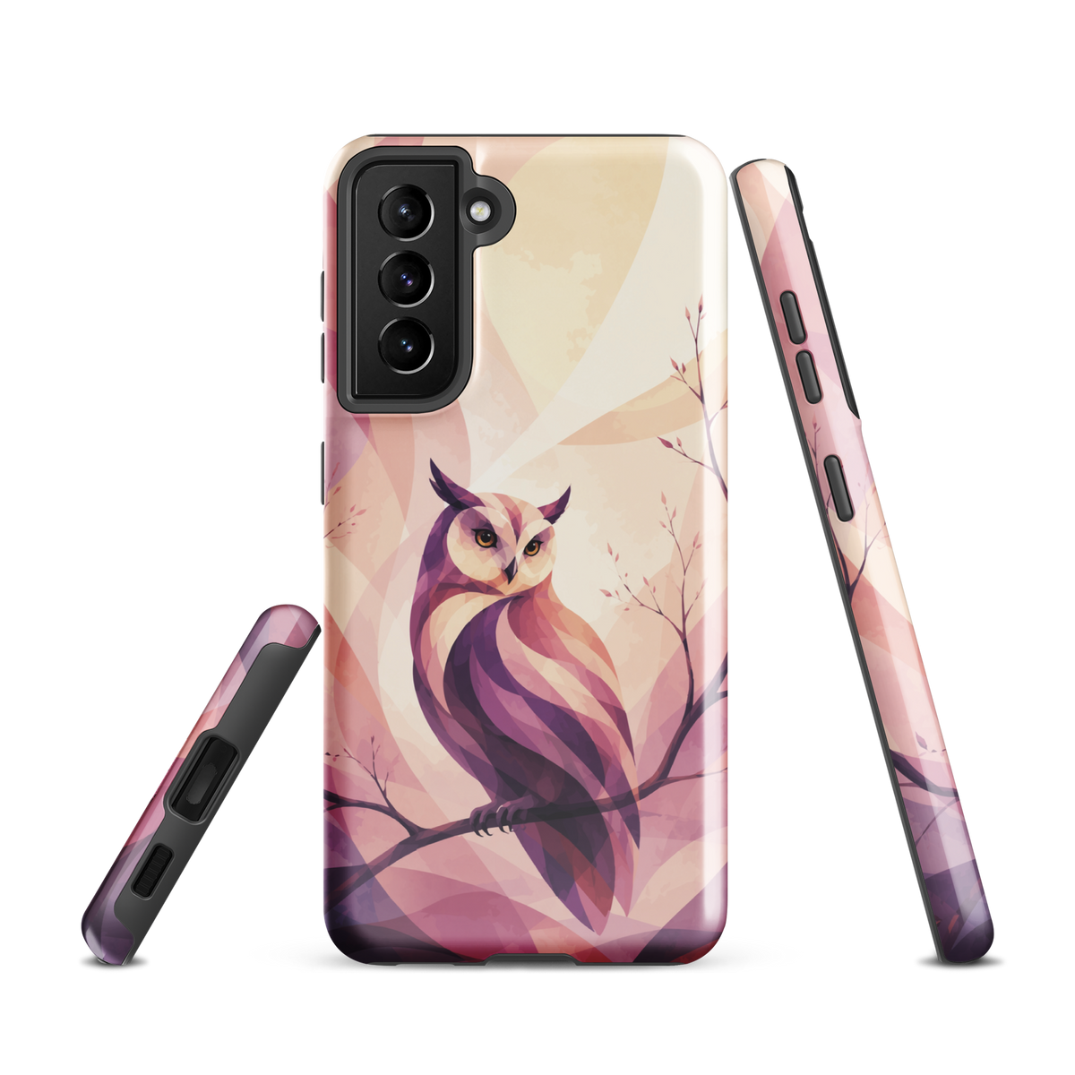 'Ruru' Samsung Galaxy S21 tough case - protective glossy case NZ Australia