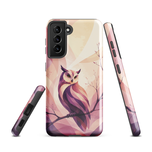 'Ruru' Samsung Galaxy S21 tough case - protective glossy case NZ Australia