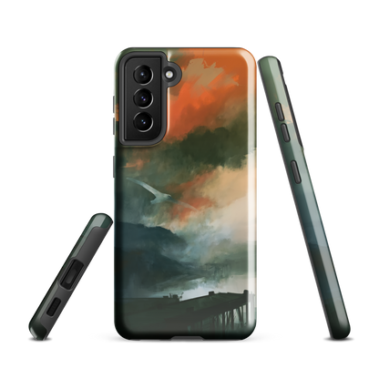 'Harbour' Samsung Galaxy S21 tough phone case - protective glossy case NZ Australia