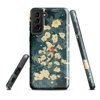 'Koi' Samsung Galaxy S21 Plus tough phone case - protective glossy case NZ Australia