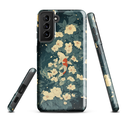 'Koi' Samsung Galaxy S21 Plus tough phone case - protective glossy case NZ Australia