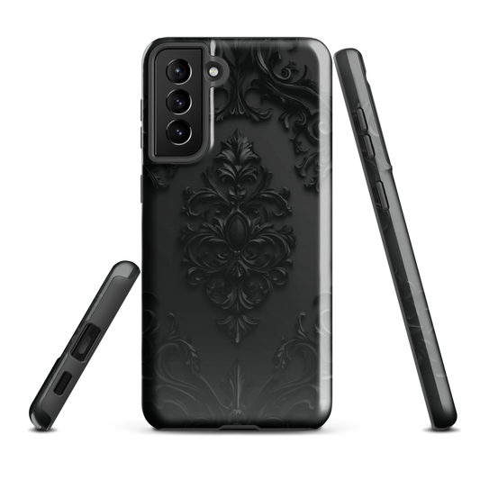 'Obsidian' Samsung Galaxy S21 Plus tough phone case - protective glossy case NZ Australia