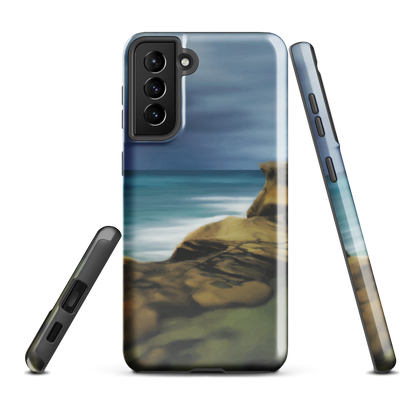 'Castle Point' Samsung Galaxy S21 Plus tough phone case - protective glossy case NZ Australia
