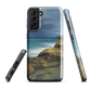 Castlepoint coastal phone case with cliffs, ocean and sky. New Zealand landscape art by designer Ben Hart.