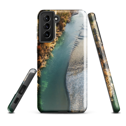 'Waters Edge' Samsung Galaxy S21 Plus tough phone case - protective glossy case NZ Australia