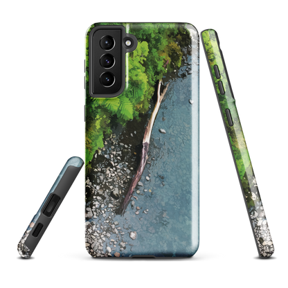 'Resting Place' Samsung Galaxy S21 Plus tough phone case - protective glossy case NZ Australia