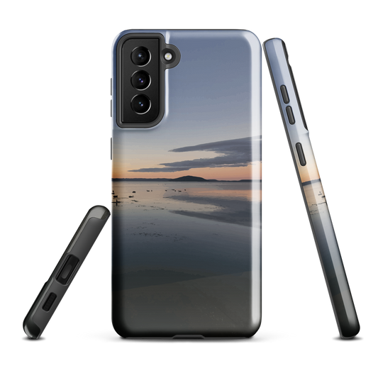 'Whispers on the Lake' Samsung Galaxy S21 Plus tough phone case - protective glossy case NZ Australia