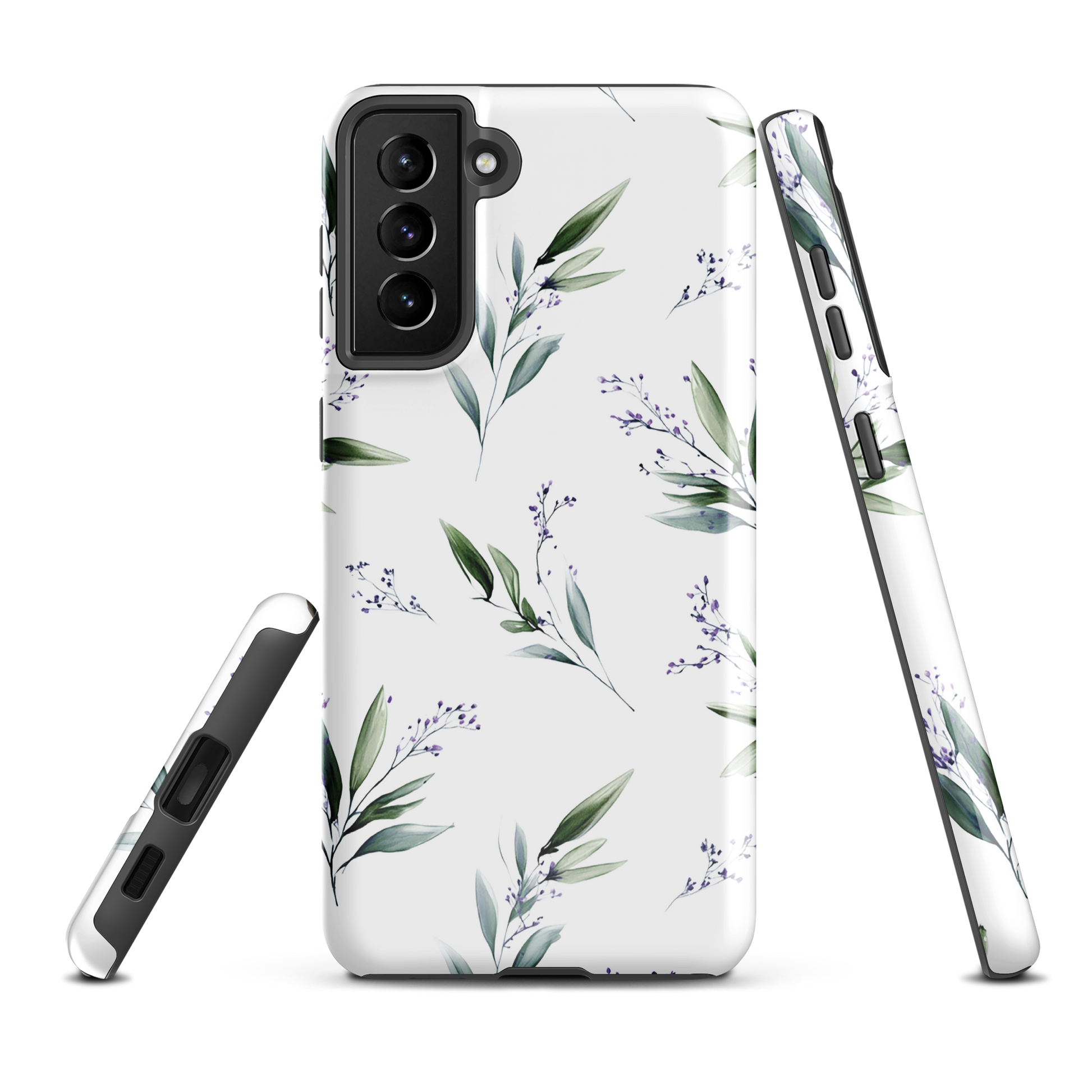 Botanical sprigs phone case | Minimal botanical design NZ