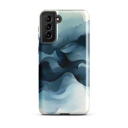 'Still Valleys' Samsung Galaxy S21 Plus tough phone case - protective glossy case NZ Australia