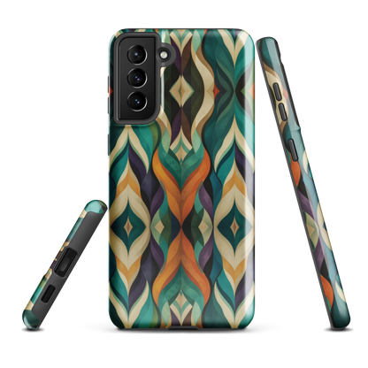 'Rhythm' Samsung Galaxy S21 Plus tough phone case - protective glossy case NZ Australia