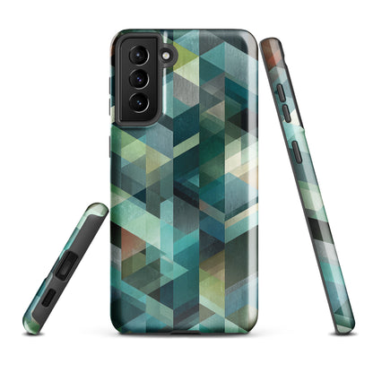 'Still Depths' Samsung Galaxy S21 Plus tough phone case - protective glossy case NZ Australia