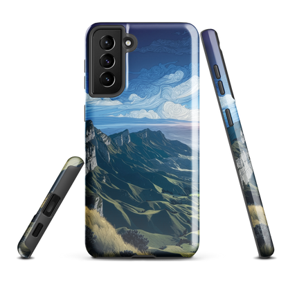 'Te Mata Peak' Samsung Galaxy S21 Plus tough phone case - protective glossy case NZ Australia