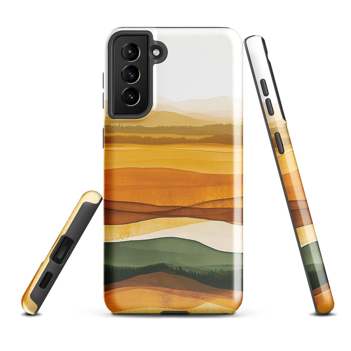 'Autumn' Samsung Galaxy S21 Plus tough phone case - protective glossy case NZ Australia