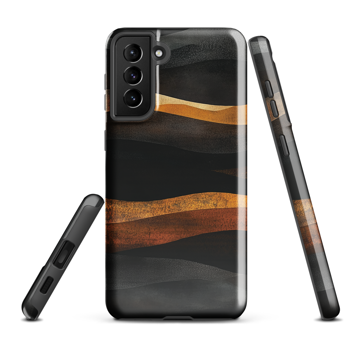 'Flow' Samsung Galaxy S21 Plus tough phone case - protective glossy case NZ Australia