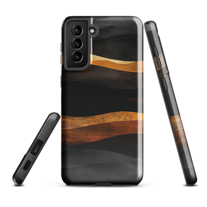 'Flow' Samsung Galaxy S21 Plus tough phone case - protective glossy case NZ Australia