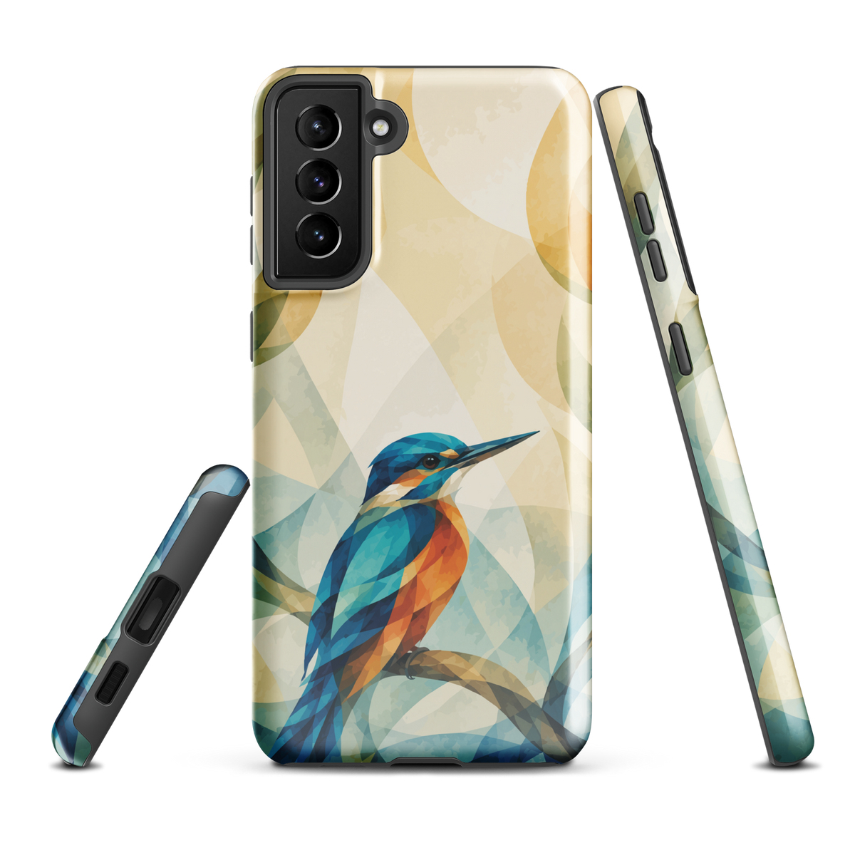 'Kotare' Samsung Galaxy S21 Plus tough phone case - protective glossy case NZ Australia