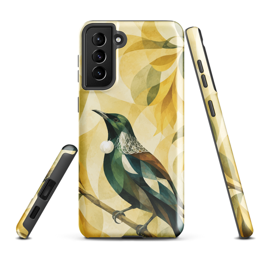 'Tui' Samsung Galaxy S21 Plus tough phone case - protective glossy case NZ Australia