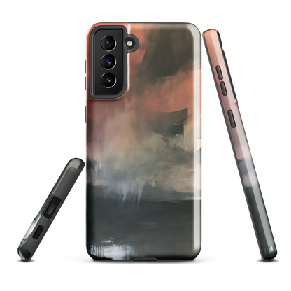 'Glass' Samsung Galaxy S21 Plus tough phone case - protective glossy case NZ Australia