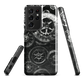 'Clockwork' Samsung phone case, a stunning fusion of gears, cogs, and vintage industrial charm. Inspired by the beauty of classic timepieces and steampunk aesthetics.