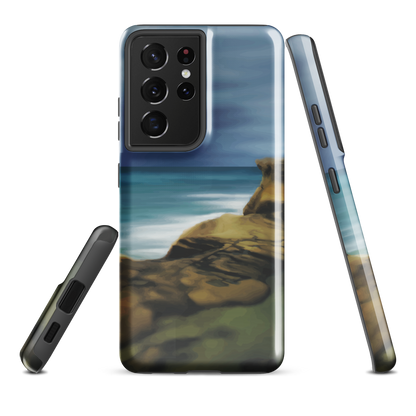 'Castle Point' Samsung Galaxy S21 Ultra tough phone case - protective glossy case NZ Australia