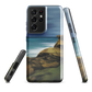 Castlepoint coastal phone case with cliffs, ocean and sky. New Zealand landscape art by designer Ben Hart.