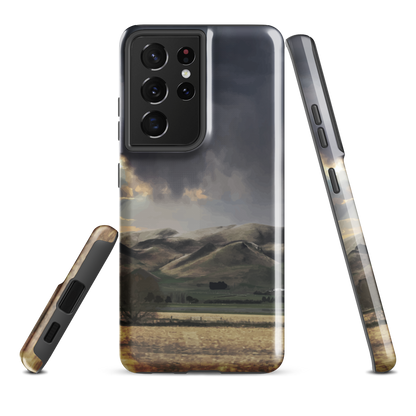 'Te Hauke' Samsung Galaxy S21 Ultra tough phone case - protective glossy case NZ Australia