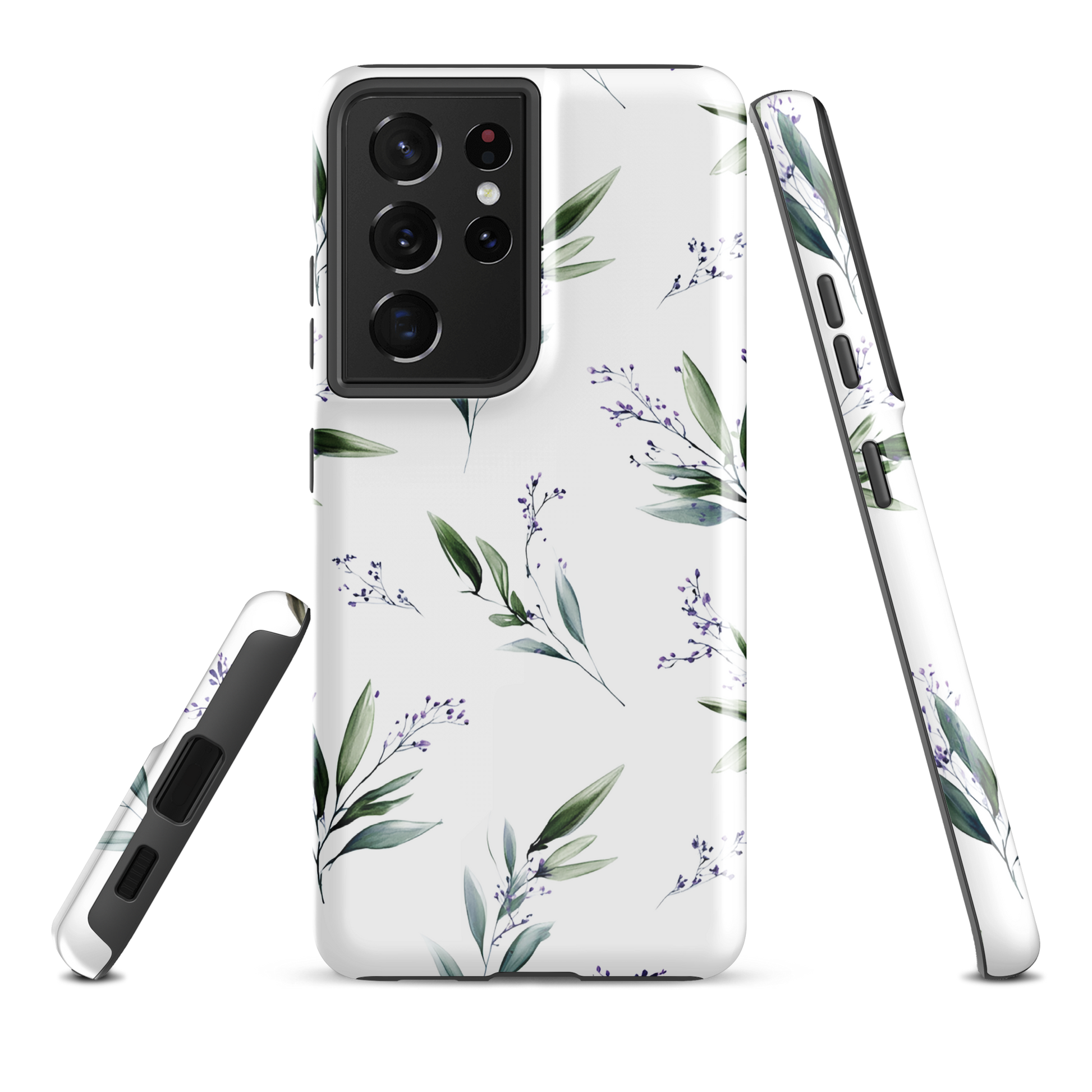 Botanical sprigs phone case | Minimal botanical design NZ