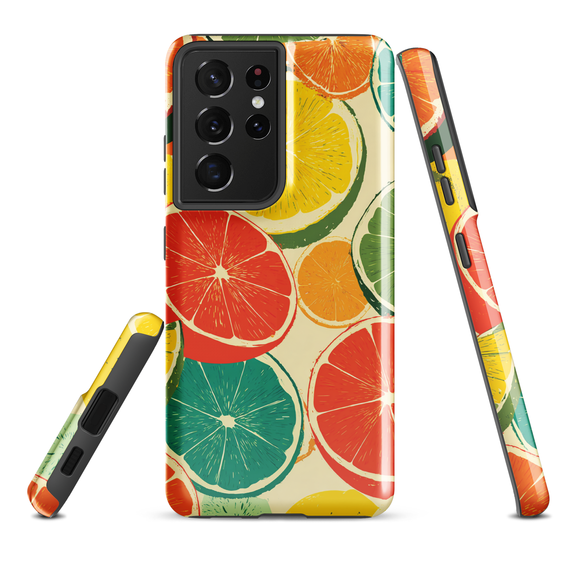 Citrus pop phone case | Colourful fruit design NZ