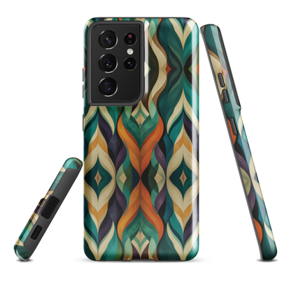 'Rhythm' Samsung Galaxy S21 Ultra tough phone case - protective glossy case NZ Australia