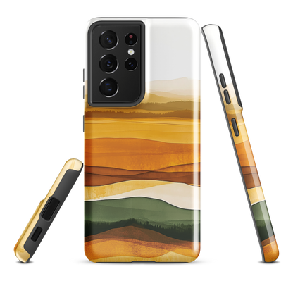 'Autumn' Samsung Galaxy S21 Ultra tough phone case - protective glossy case NZ Australia