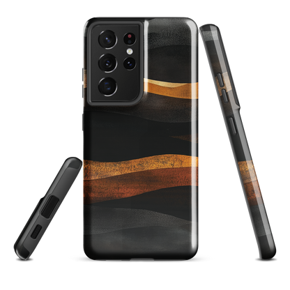 'Flow' Samsung Galaxy S21 Ultra tough phone case - protective glossy case NZ Australia