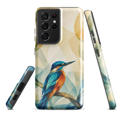 'Kōtare' Samsung Galaxy S21 Ultra tough case - protective glossy case NZ Australia