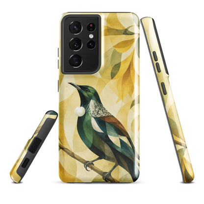 'Tūī' Samsung Galaxy S21 Ultra tough case - protective glossy case NZ Australia