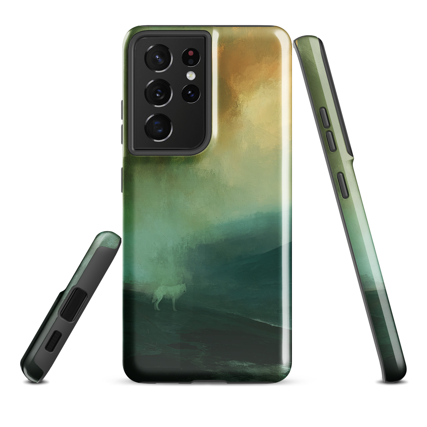 'Acid Rain' Samsung Galaxy S21 Ultra tough phone case - protective glossy case NZ Australia