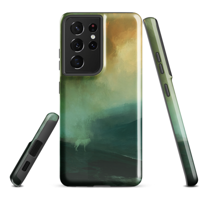 'Acid Rain' Samsung Galaxy S21 Ultra tough phone case - protective glossy case NZ Australia