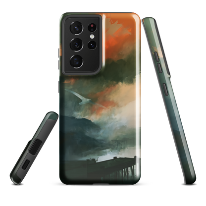 'Harbour' Samsung Galaxy S21 Ultra tough phone case - protective glossy case NZ Australia