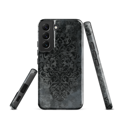 'Damask' Samsung Galaxy S22 tough phone case - protective glossy case NZ Australia