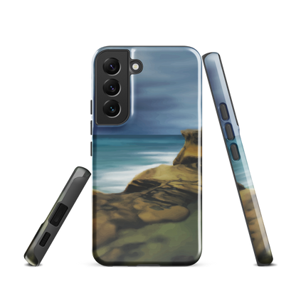 'Castle Point' Samsung Galaxy S22 tough phone case - protective glossy case NZ Australia